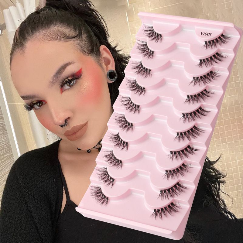 Casual Classic Style Solid Color Synthetic Fibre False Eyelashes 1 Piece
