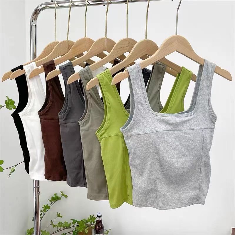Women's Camisole Tank Tops Casual Basic Solid Color