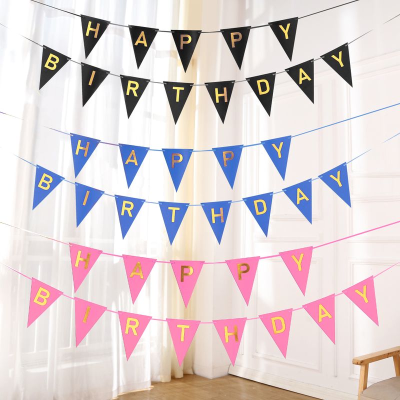 Birthday Letter Pvc Party Banner