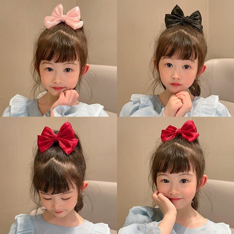 Sweet Simple Style Bow Knot Cloth Bowknot Hair Clip