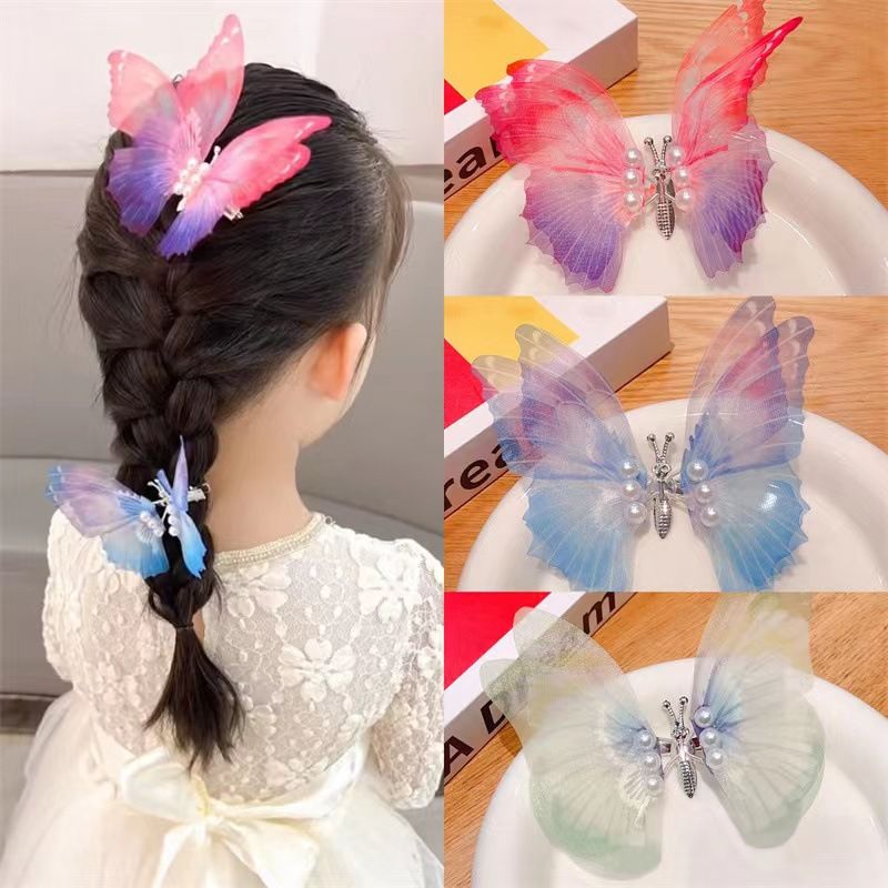 Sweet Butterfly Metal Hair Clip