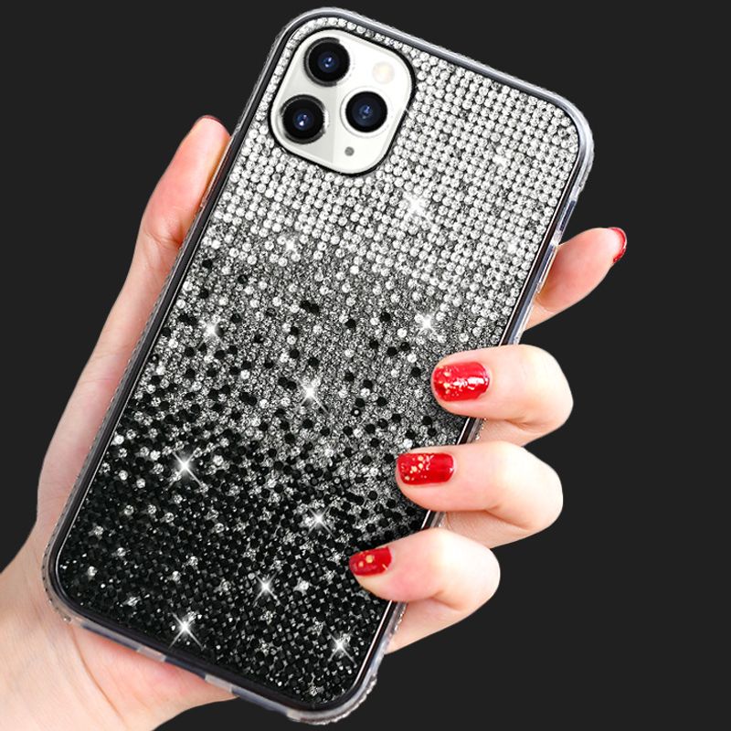 Shiny Gradient Color Tpu Plastic   Phone Cases