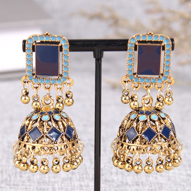 Vintage Style Ethnic Style Bell Alloy Women's Drop Earrings