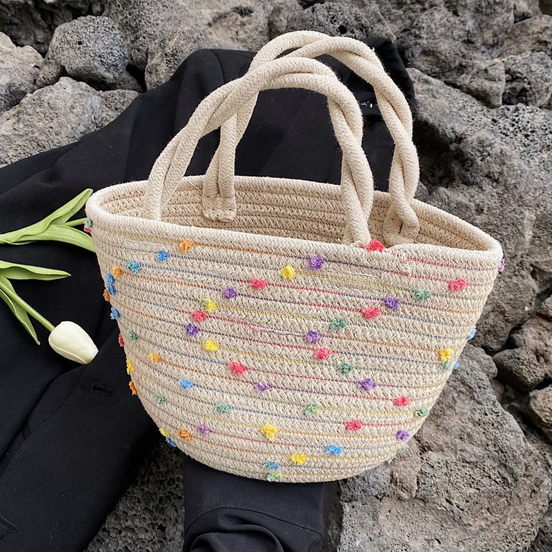 Women's Small Summer Straw Vacation Straw Bag