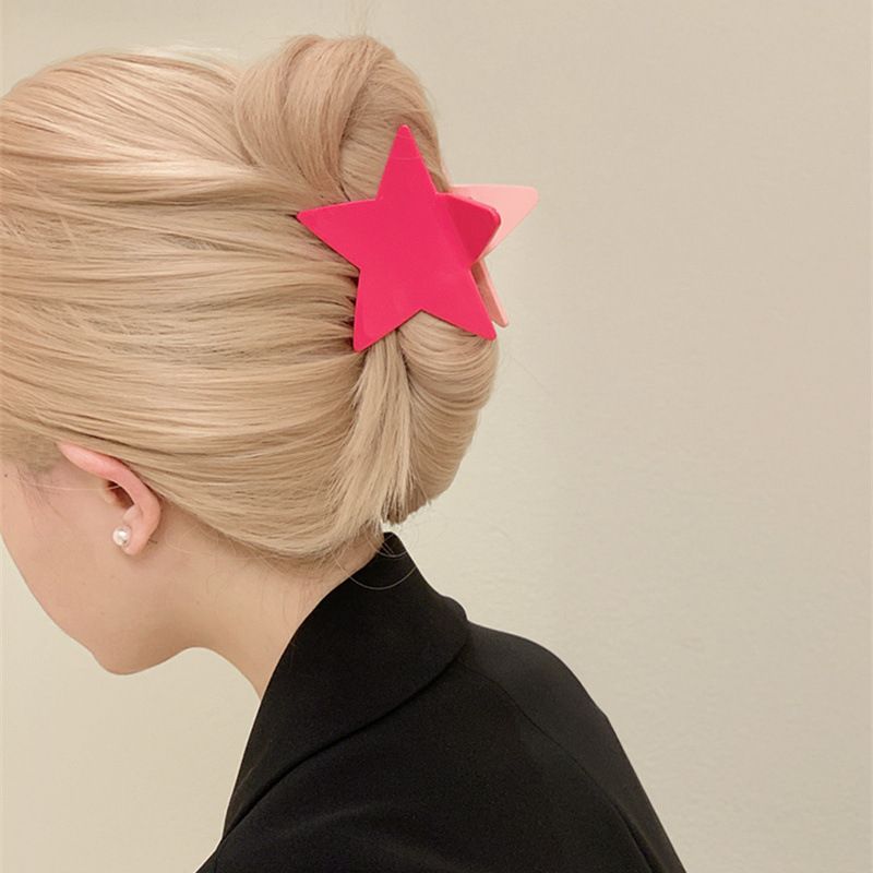 Streetwear Star Plastic Hair Claws