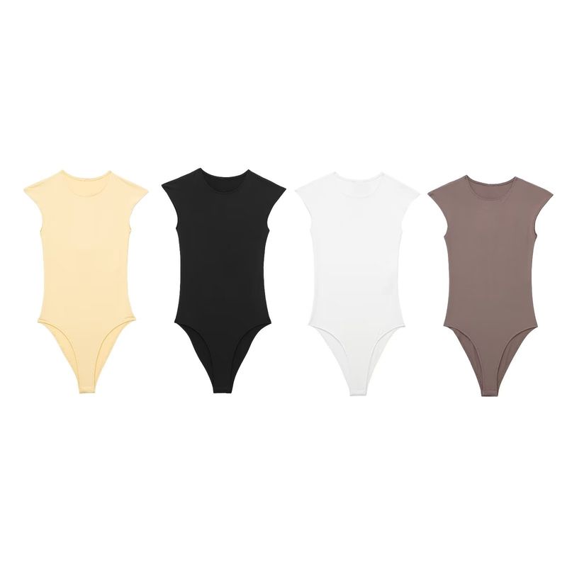 Women's Bodysuits Casual Classic Style Streetwear Solid Color
