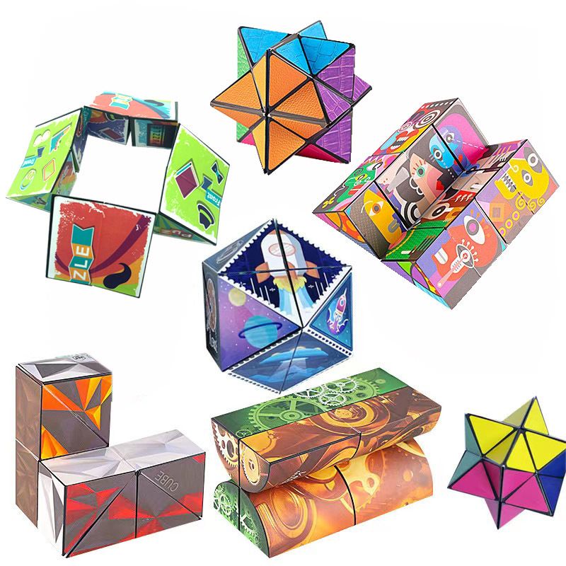 Cubo De Rubik Del Intelecto Niños (7-16 Años) Cuadrado El Plastico Juguetes