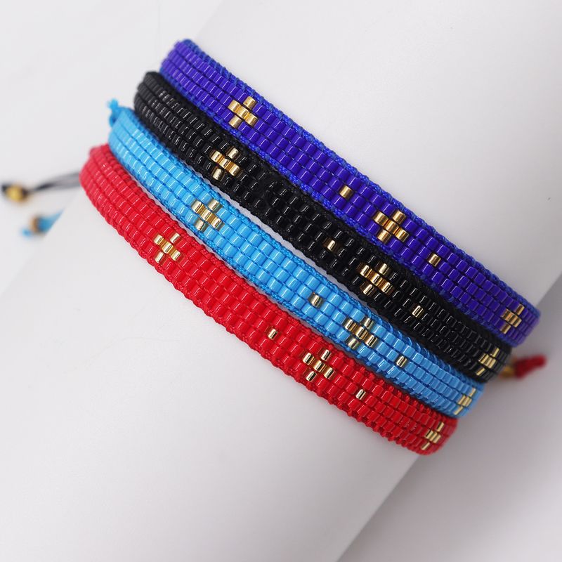 Bohémien Traverser Verre Fait Main Femmes Bracelets