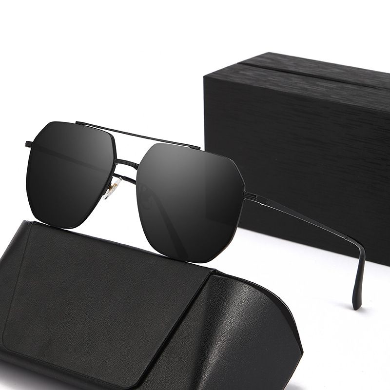 Casual Streetwear Geometric Nylon Polygon Full Frame Men's Sunglasses