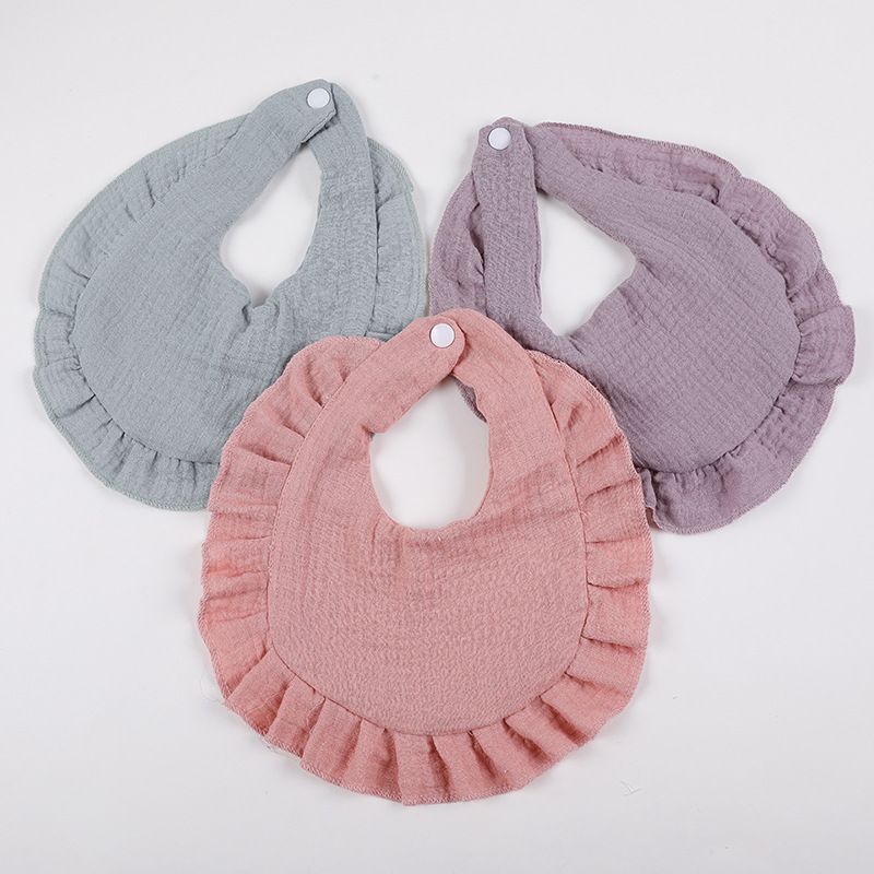Simple Style Solid Color Hollow Out Cotton Baby Accessories