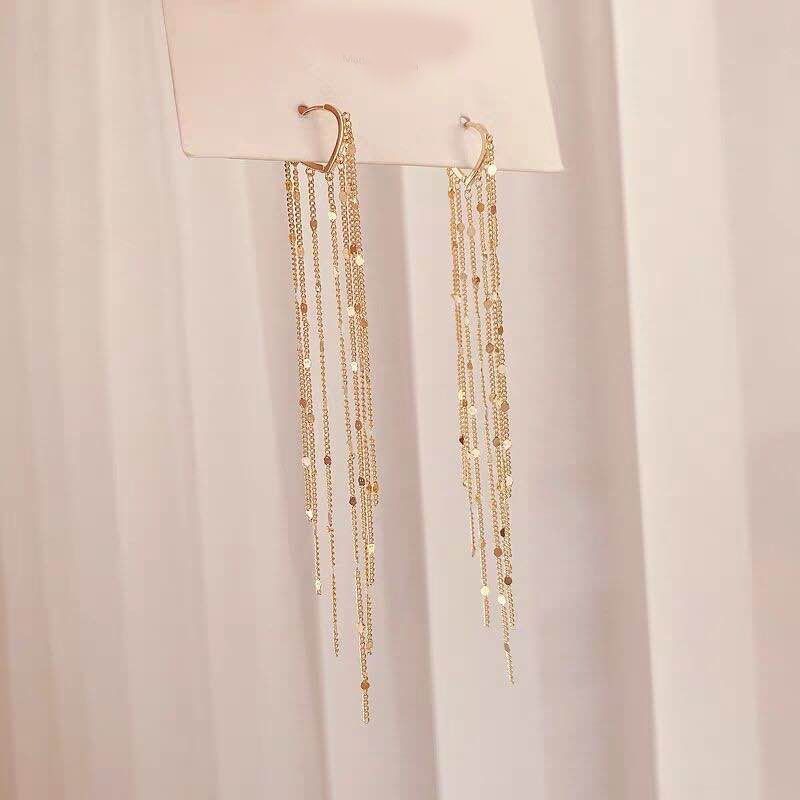 Simple Style Solid Color Alloy Plating Gold Plated Women's Drop Earrings