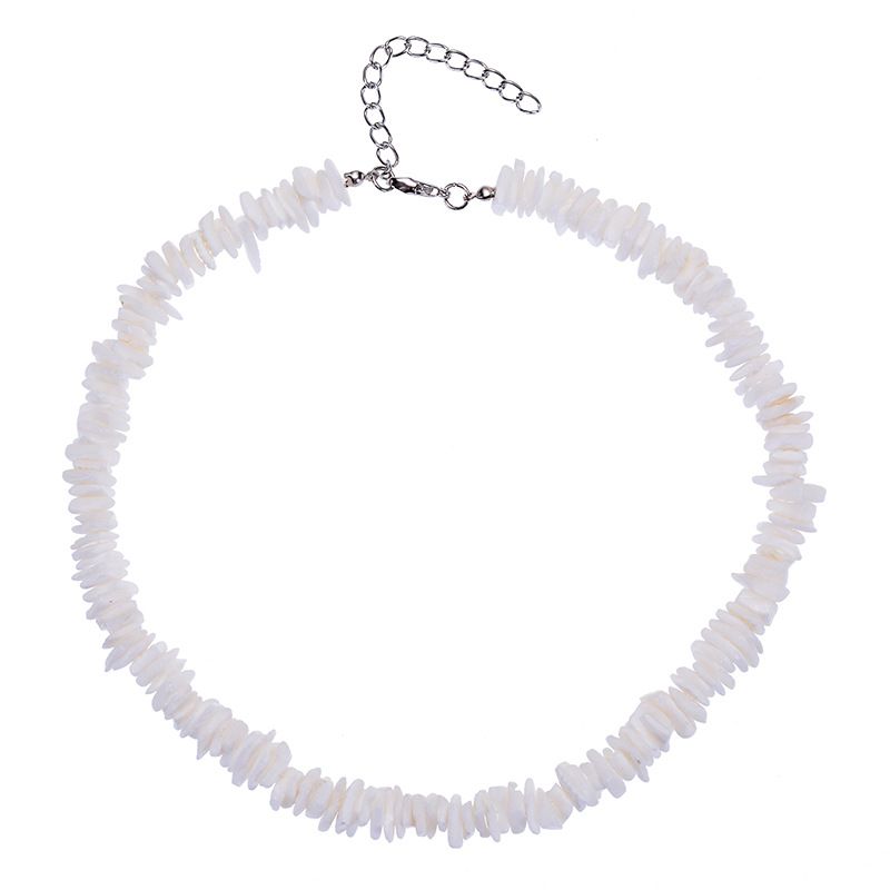 Einfacher Stil Einfarbig Hülse Perlen Frau Halskette