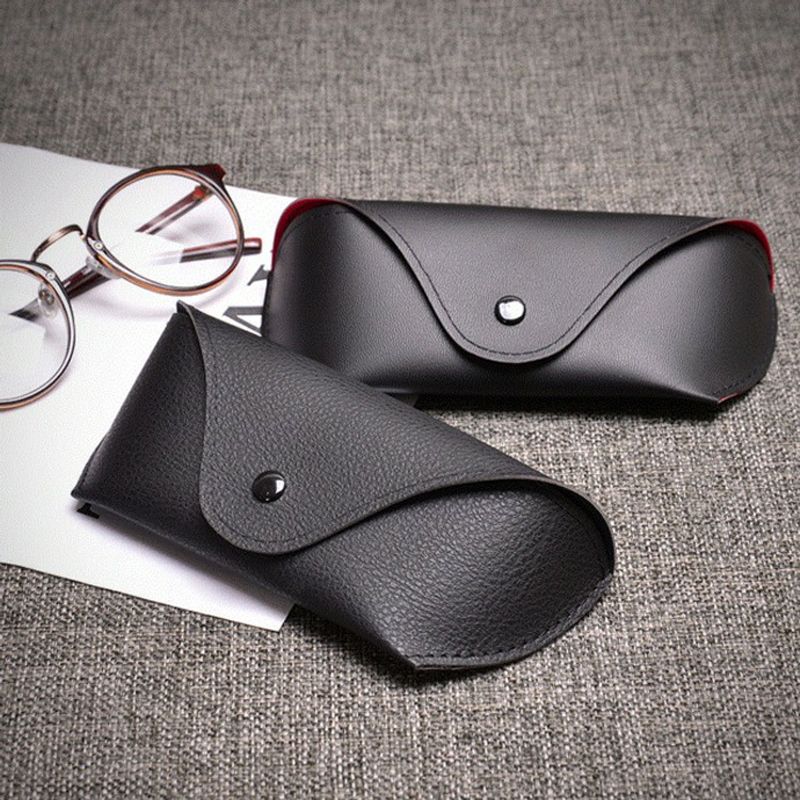 Neue Mode Softpack-brillen Etui Leder Herren Leder Pu Benutzer Definierte Falt Schachtel Sonnenspiegel Tasche Rahmen Aufbewahrung Sbox Sonnenbrille