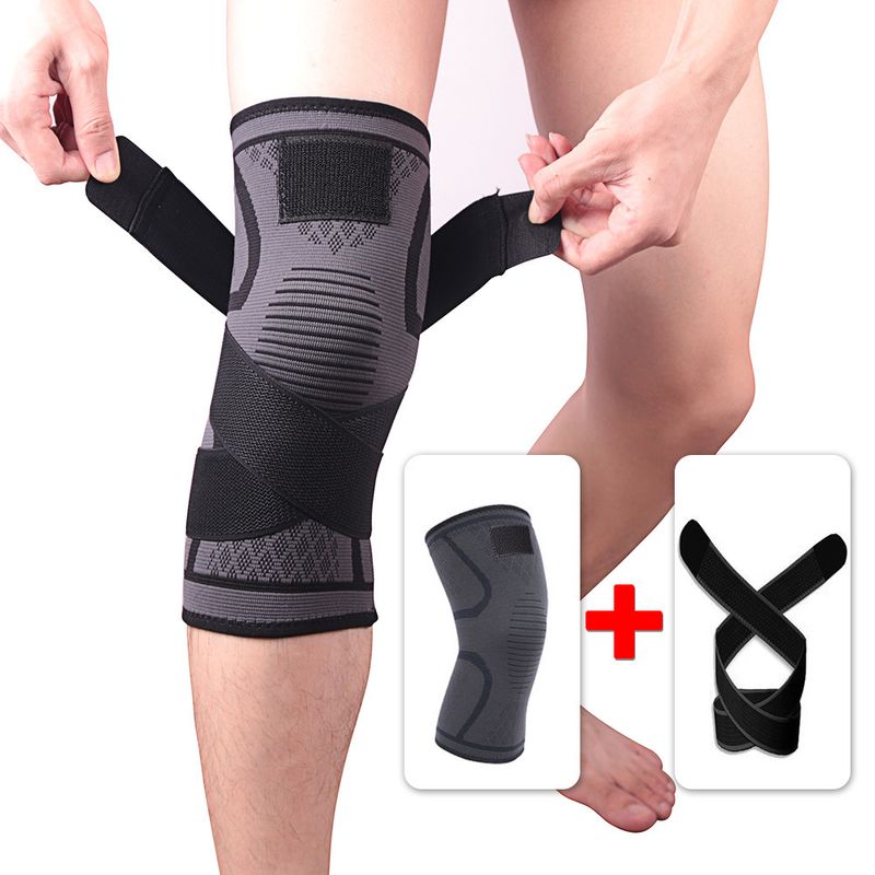 New Knitted Sports Running Fitness Mountaineering Knee Pads