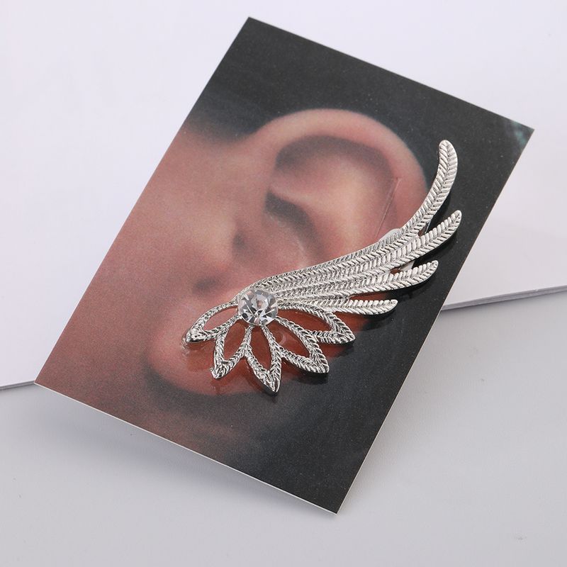 Elegant Wings Alloy Inlay Rhinestones Women's Ear Clips
