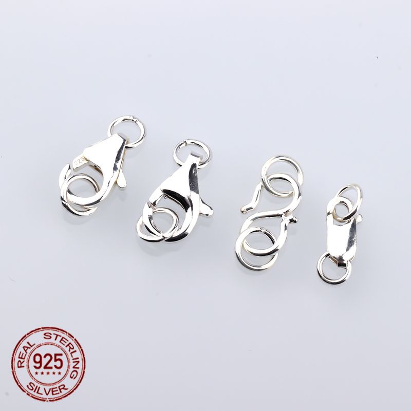 1 Pièce Argent Sterling Couleur Unie Commuer