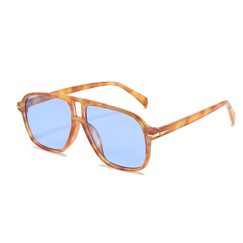 Casual Color Sólido Ordenador Personal Gafas De Sapo Fotograma Completo Gafas De Sol Mujer
