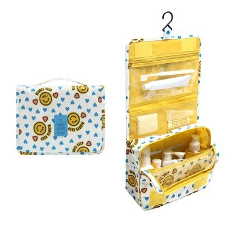 Trousse De Toilette De Stockage De Vacances De Loisirs De Fleur De Tissu D'oxford