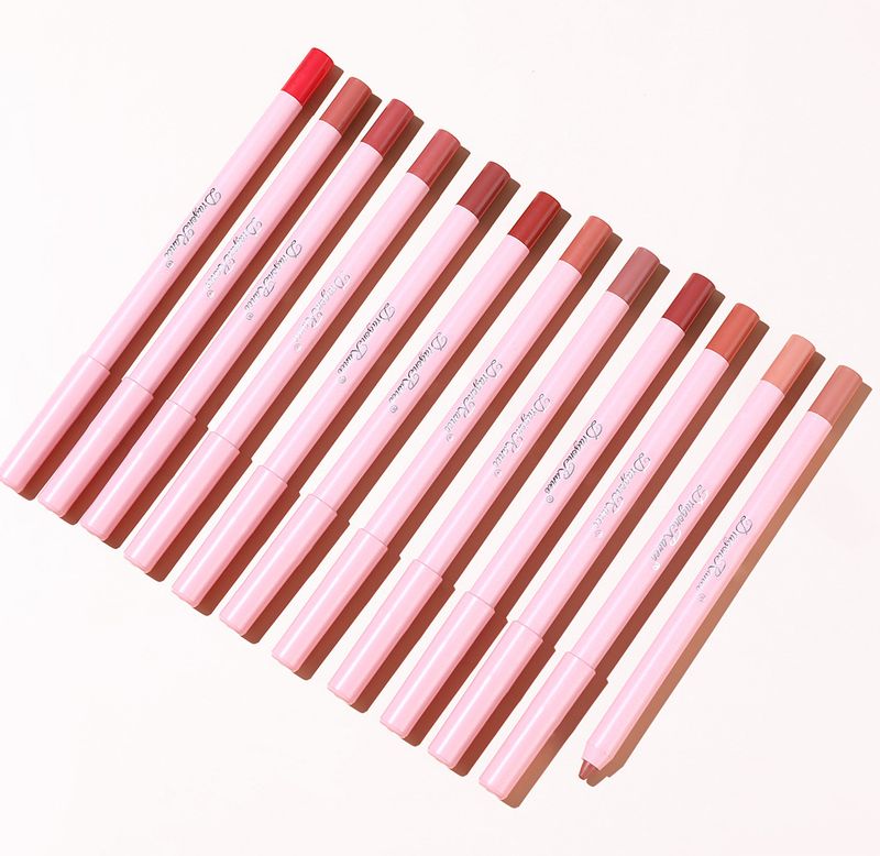 Casual Solid Color Plastic Lip Pencil