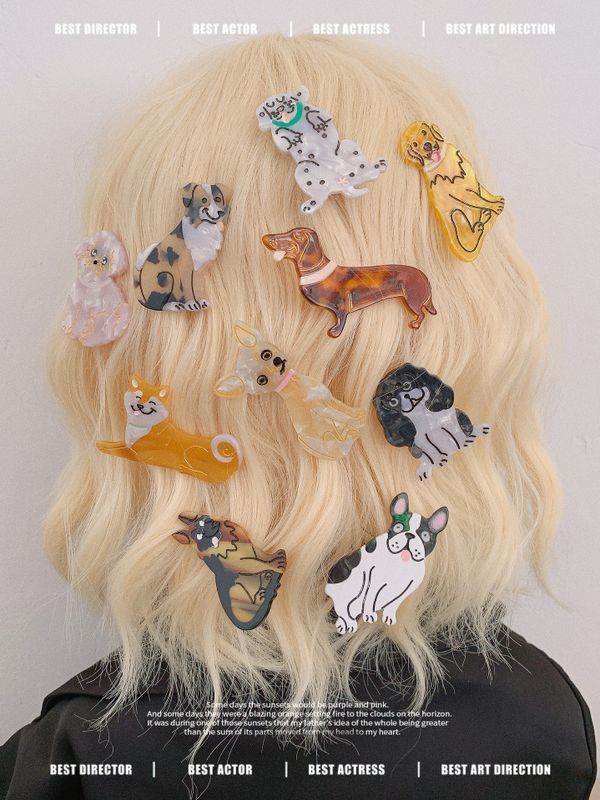 Cute Animal Acetic Acid Sheets Hair Clip