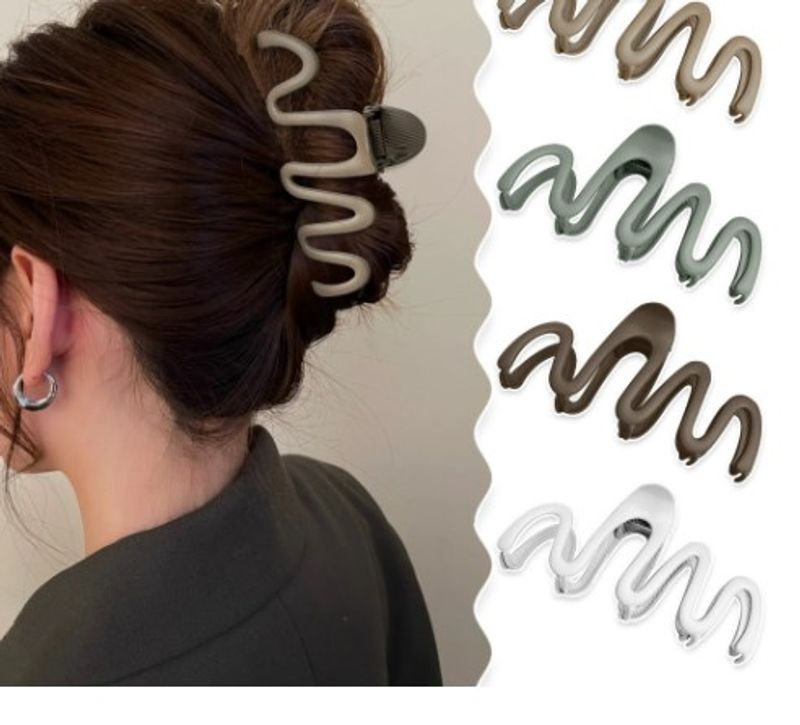 Einfacher Stil Einfarbig Metall Haarkrallen