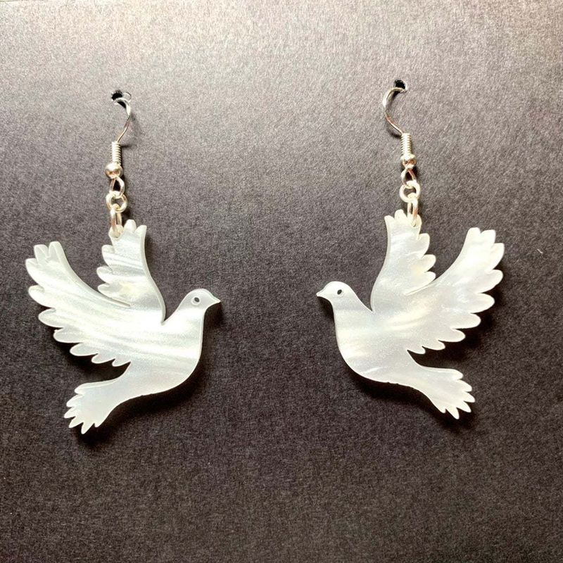 1 Pair Vacation Commute Pigeon Arylic Drop Earrings