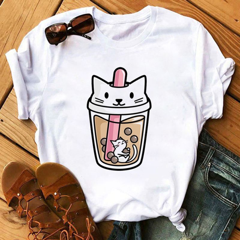 Women's T-shirt Short Sleeve T-shirts Printing Casual Dog