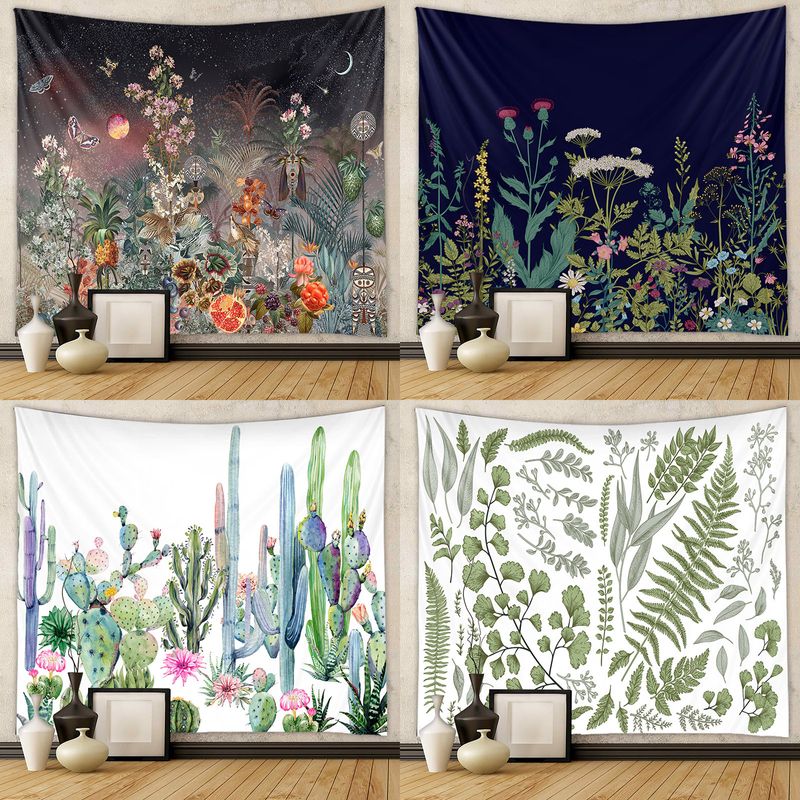 Casual Flower Polyester Tapestry