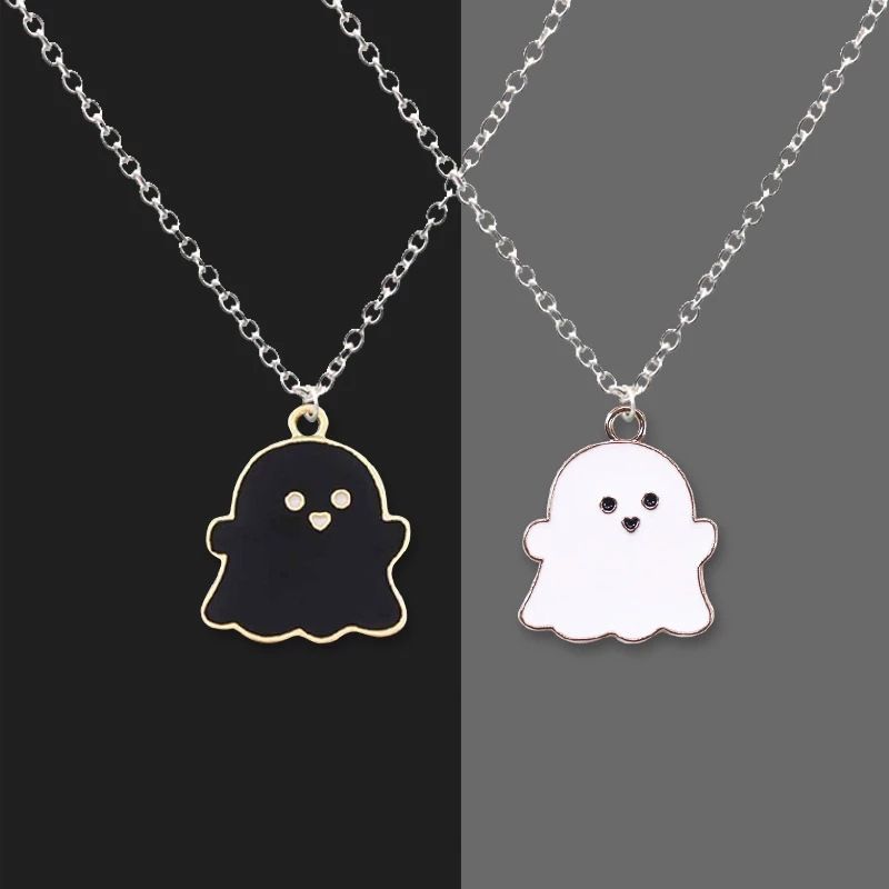 Ig Style Cute Ghost Alloy Enamel Plating Unisex Pendant Necklace