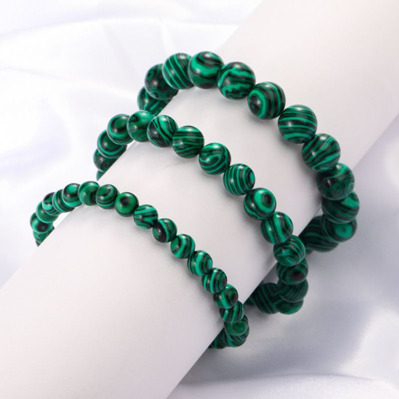 Style Simple Géométrique Malachite Fait Main Bracelets