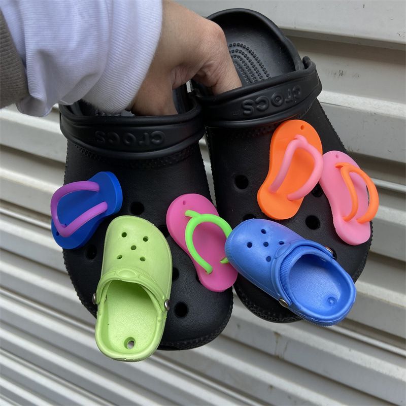 New Hole Shoe Accessories Diy Mini Slippers Creative Shoe Accessories