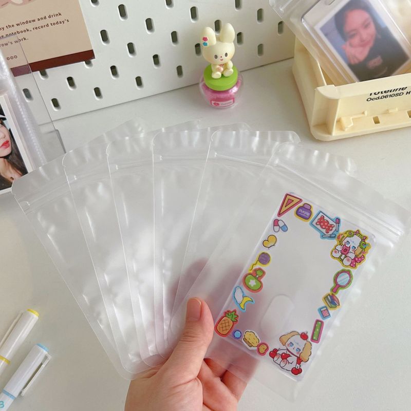 Simple Style Solid Color Pp Storage Bag