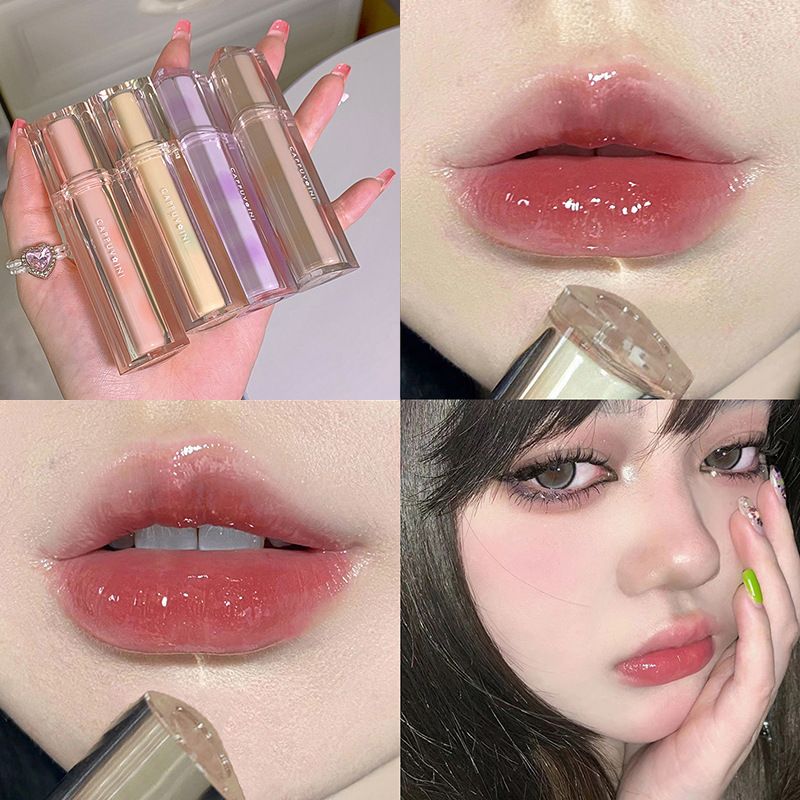 Casual Solid Color Plastic Lip Glaze