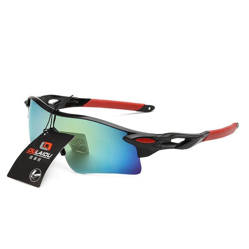 Strassenmode Sport Geometrisch Ac Quadrat Halbbild Sport Sonnenbrille