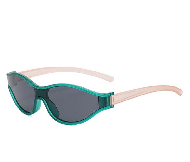 Basic Sports Geometric Pc Cat Eye Full Frame Sports Sunglasses