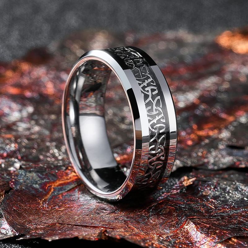 Hip-hop Symbol Titanium Steel Enamel Men's Rings