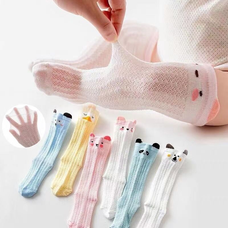 Women's Cute Dog Cotton Hollow Out Over The Knee Socks 1 Set
