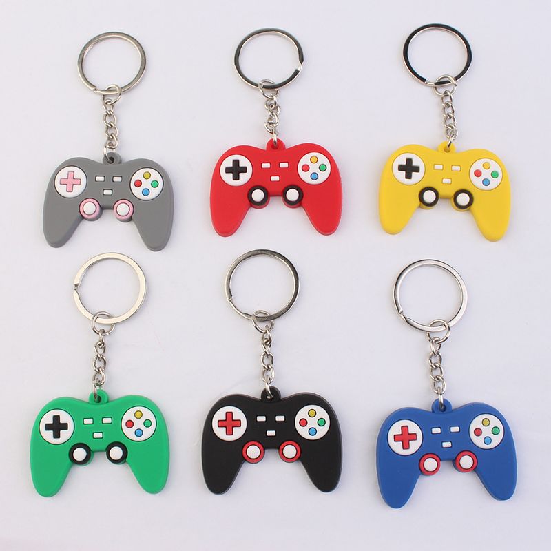 Simple Style Game Console Pvc Kid's Bag Pendant Keychain