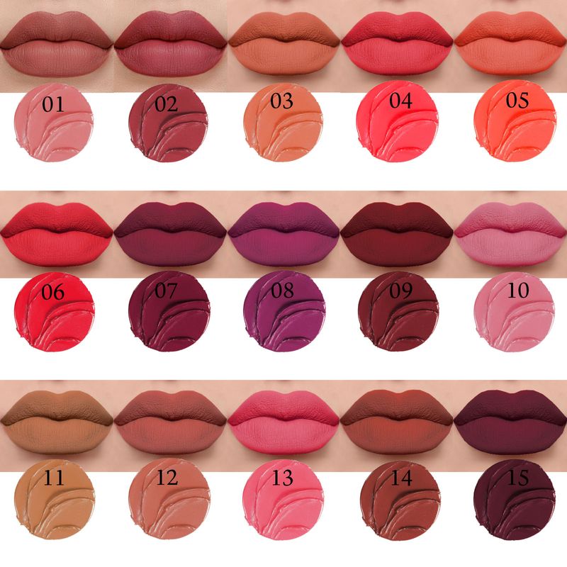 Classical Solid Color Plastic Lipstick