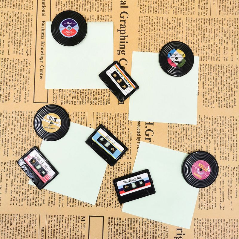 Vintage Tape Record Decorative Fridge Magnet