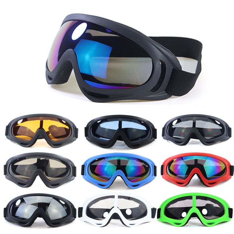 Simple Style Sports Solid Color Pc Biker Full Frame Glasses