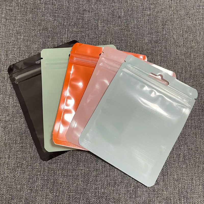 Simple Style Solid Color New Material Wholesale Jewelry Packaging Bags