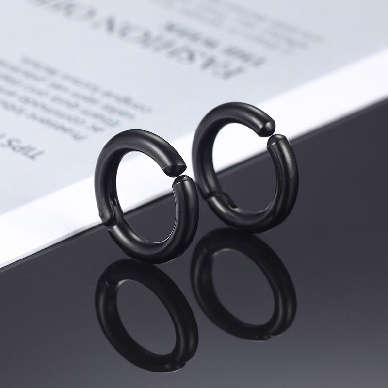 1 Stück Einfacher Stil Klassischer Stil Geometrisch Titan Stahl Ohrringe