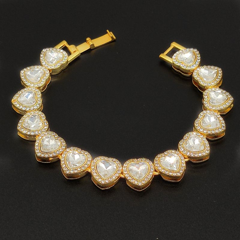 Original Design Einfarbig Künstlicher Diamant Legierung Großhandel Halskette