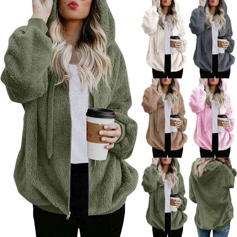 Women's Hoodie Long Sleeve Hoodies & Sweatshirts Casual Solid Color