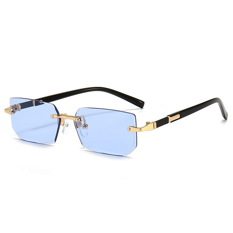 Elegant Dame Geometrisch Ac Quadrat Rahmenlos Sonnenbrille Der Frauen