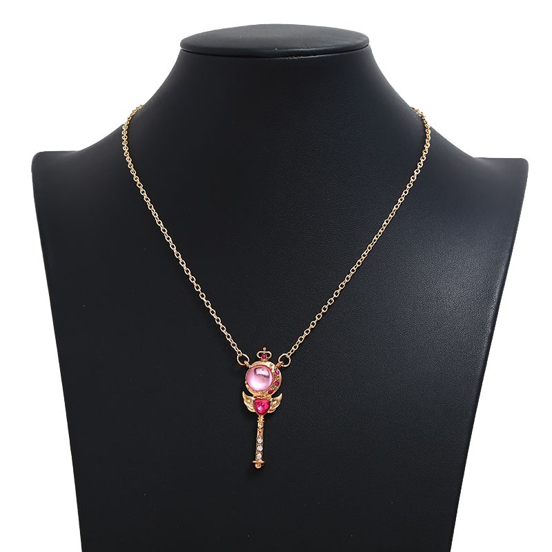 Basic Lady Streetwear Magic Wand Zircon Alloy Wholesale Pendant Necklace