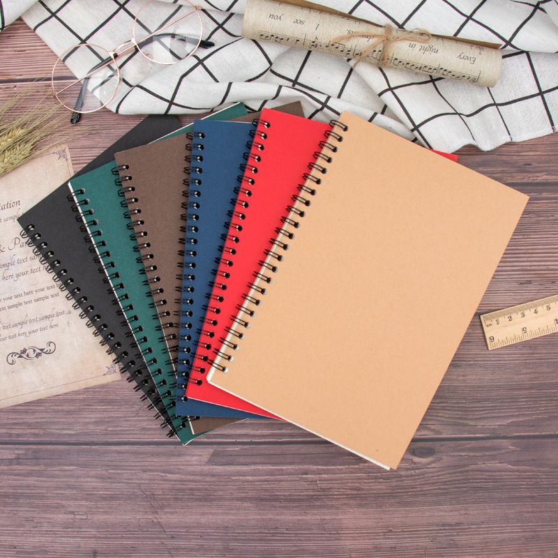 Kraft Paper Notebook Wholesale Student Diary Coil Notebook