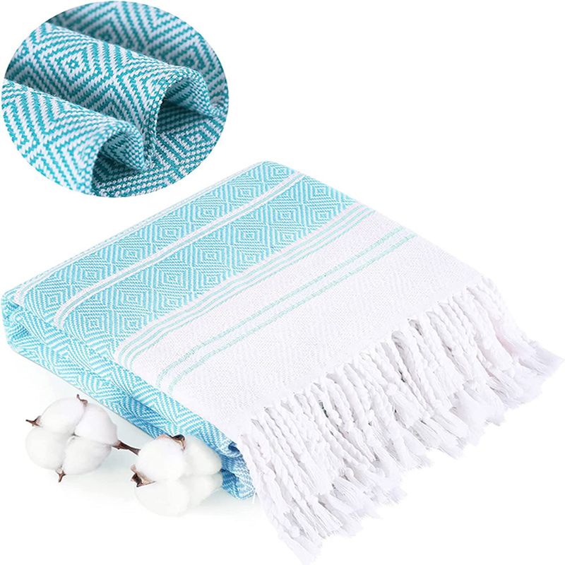 Casual Jacquard Cotton Beach Towel Bath Towels Sports Towel