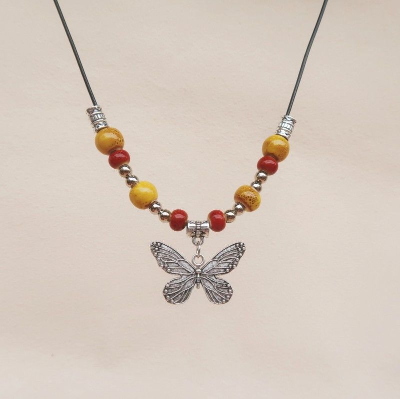 Ethnic Style Butterfly Alloy Wholesale Pendant Necklace
